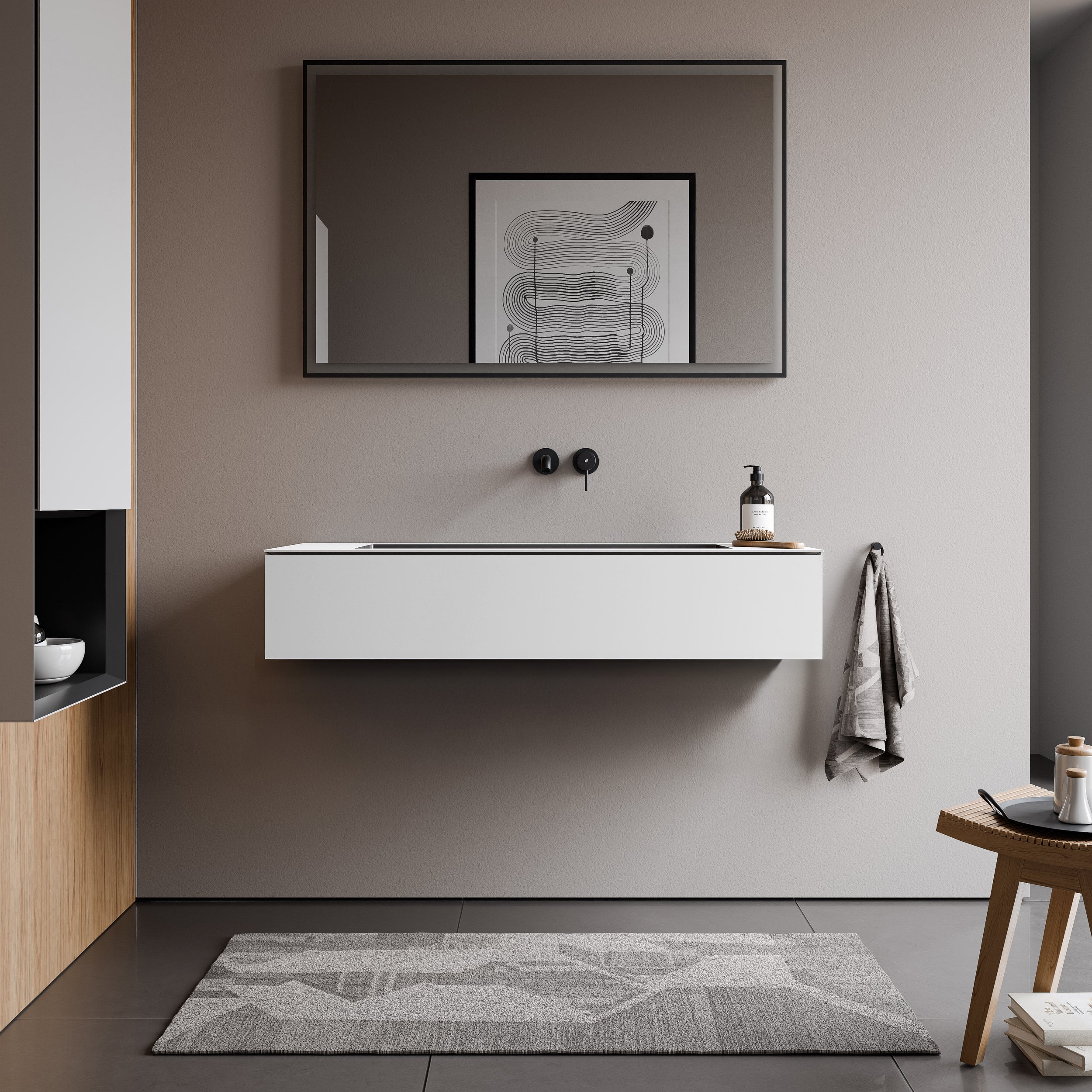 Washbasin vanity unit ARCTIC 1200