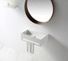 TWG02 wall-mounted washbasin in mineral cast