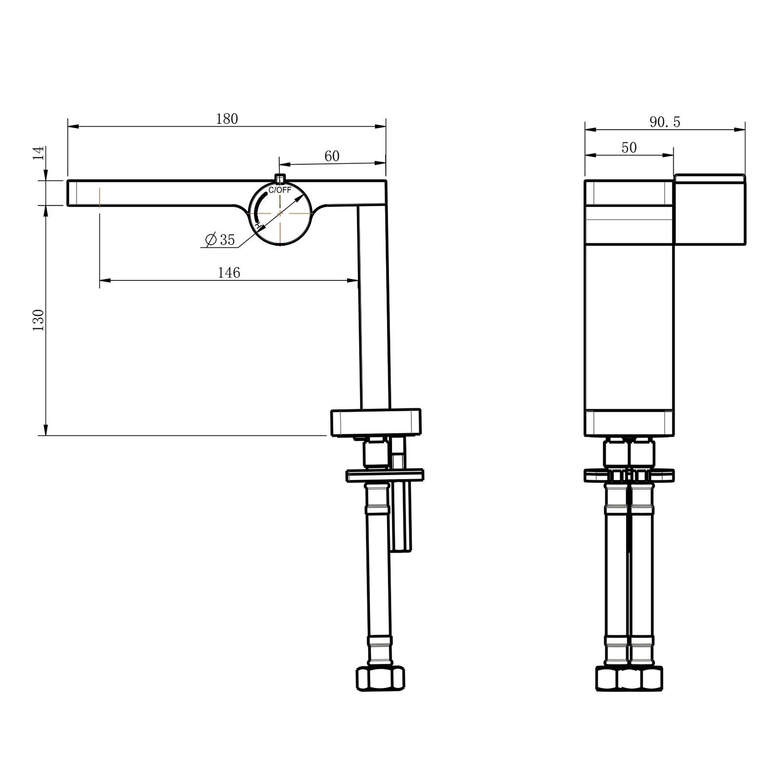 Design basin mixer Bathroom tap NT3110G