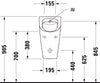 Duravit Soleil urinal - rimless design